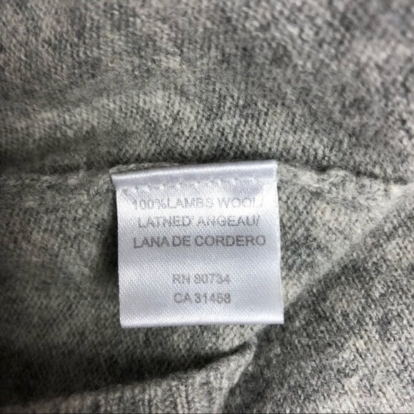 BCBGMaxAzria Flutter Sleeve Lambs Wool Sweater S - Picture 7 of 9